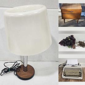MaxSold Auction: This online auction features cameras & lenses, vintage matchbook collection, art pottery, African drums, table lighter, oil lamps, stained glass panel, yarn, crystal decanter, craft supplies, guitar, comics, garden tools, fishing gear, puzzle, and more!