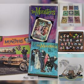 MaxSold Auction: This online auction features DVDs, sports collectibles, sports trading cards, non-sports trading cards, art glass, silver, gold & costume jewelry, diecast vehicles, Star Wars collectibles, natural specimens, trinket boxes, vintage lighters, steins, vintage tools, games, Pokemon cards, comics, coins, movie posters, oil lamps, antique bottles, Funko keychains, insulators, puzzles, vintage books, carded HotWheels, MTG cards, and much, much, more!!!
