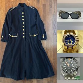 MaxSold Auction: This online auction features designer women’s clothing & accessories, costume jewelry, watches, designer men’s clothing & shoes, perfume bottle, men’s hats, and more!