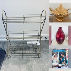 MaxSold Auction: This online auction features costume jewelry, women’s & men’s clothing & shoes, small kitchen appliances, art glass, watch, sports collectibles, Toby jug, teacup/saucer sets, metal sculpture, and much more!