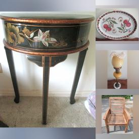 MaxSold Auction: This online auction features Portmeirion, vintage Christmas village, vintage Medicine Hat pottery, garden art, vintage books, art pottery, art glass, stamps, banknotes, antique chairs, hand tools, fishing gear, Fenton glass, antique cigar boxes, stoneware crock, MCM mirror, vinyl records, and more!\n