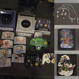 MaxSold Auction: This online auction features video game consoles & games, silver, gold, & costume jewelry, Pokémon cards, vinyl records, Yu-Gi-Oh cards, lighter collection, Roseville vase, pocket tools, model kits, carded Hot Wheels, buttons, and more!