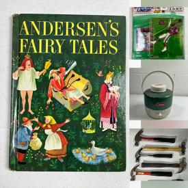 MaxSold Auction: This online auction features sports collectibles, vintage children’s books, comics, home electronics, door hardware, power & hand tools, fitness gear, and more!