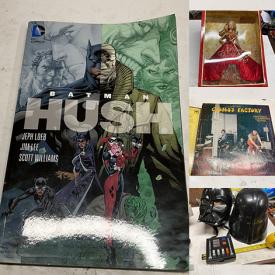 MaxSold Auction: This online auction features comics, graphic novels, Wilton cake pans, McFarlane toys, Fenton glass, sports collectibles, Pokemon collectibles, sports jerseys, Bunnykins, sports trading cards, vinyl records, collector Barbie, and more!