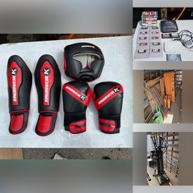 MaxSold Auction: This online auction features ping-pong table, bikes, small kitchen appliances, games, stamp collection, lawn mower, garden tools, cable management kits, darkroom enlargers, power tools, video games, camera & lens, vinyl records, sports equipment, air purifier, pro foosball table, exercise equipment, stereo components, and more!