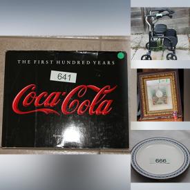 MaxSold Auction: This online auction features vintage tins & bottles, Blue Mountain pottery, novelty teapots, cookie jars, vintage toys & games, vintage model train accessories, office supplies, sad irons, art glass, Belleek, wooden masks, souvenir spoons, sports collectibles, vintage Pyrex, Toby mugs, hand tools, live plants, women’s footwear, Royal Doulton figurines, sports trading cards, insulators, storage tubs, Hull pottery, garden art, Moorcroft, costume jewelry, Funko pops, Hoselton sculptures, comics, Coca-Cola collectibles, vintage postcards, art pottery,