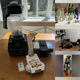 MaxSold Auction: This online auction features ladders, garden tools, patio furniture, golf clubs, cameras & accessories, bike, small kitchen appliances, power & hand tools, hardware, stereo system, camping gear, exercise equipment, vintage bottles, vintage toys, painting supplies, and more!