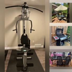 MaxSold Auction: This online auction features small kitchen appliances, barware, stemware, decorative plates, TVs, floor vases, area rugs, cedar chest, teacup/saucer sets, wooden figurines, roof cargo basket, garden tools, BBQ grill, patio furniture, exercise equipment, chest freezer, sewing machine, and more!