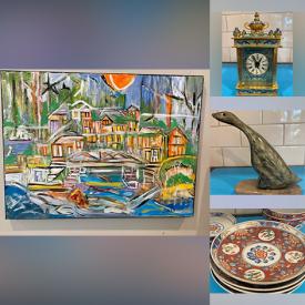 MaxSold Auction: This online auction features costume jewelry, Paul Pinola paintings, Indigenous artwork, Beart mixed media, art glass, quilts, wood carvings, E Gils paintings, watches, Patrick St. Germain artwork, art pottery, sports collectibles, soapstone carvings, coins, Catherine Brady paintings, and more!