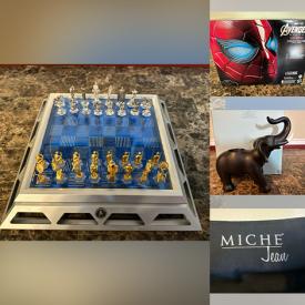 MaxSold Auction: This online auction features sewing machine, wall art, original impasto painting, ceramic halloween tealight holder, easter figures and candle,  hockey player bobblehead figurines , Ottawa senators signed lot, angel figurine/statue,  Die-cast model car – 1950 Ford Street Rod Convertible, CD box set, Misc Christmas Decorations, Oneida Rogers Stainless Service, 3D - Puzzle, Various glass / crystal and many more!!