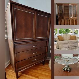 MaxSold Auction: This online auction features maple dining room furniture, TV, S&P shakers, art glass, Delfs Bleau collectibles, small kitchen appliances, camera & lens, and more!