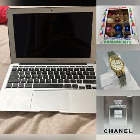 MaxSold Auction: This online auction features watches, gold jewelry, vinyl records, vintage frameable advertisements, toys, beading supplies, Pokémon cards, vintage Christmas ornaments, Legos, and more!
