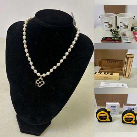 MaxSold Auction: This online auction features hand tools, solar water pump, soundproofing panels, inflatable float, make-a-key stock, toys, auto accessories, solar lights, beauty appliances, DVDs, craft supplies, games, fitness gear, new UV sunglasses, new cabinet hardware, fishing gear, hand tools, NWT women’s clothing & shoes, costume jewelry, and more!\n