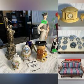 MaxSold Auction: This online auction features rattan furniture, wingback chairs, lingerie dresser, wicker wine rack, cedar chest, Robert Bateman prints, settee, power & hand tools, nautical collectibles, games, hardware, and more!