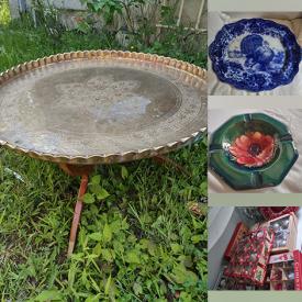 MaxSold Auction: This online auction features electric keyboard, antique washboards, Moorcroft, antique drawer pulls, costume jewelry, John Perry figurine, vintage decorative plates, Depression glass, art glass, vintage buttons, Beauceware, teacup/saucer sets, antique Flow Blue pieces, Roseville pottery, Carnival glass and more!