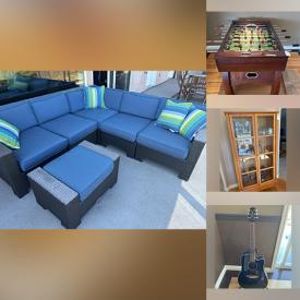 MaxSold Auction: This online auction features dining table & chairs, teacup/saucer sets, souvenir spoons, wood carvings, small kitchen appliances, live plants, DVDs, CDs, art glass, games, area rug, men’s & women’s clothing, fitness gear, power & hand tools, garden tools, camping gear, foosball table, sports memorabilia, desks, office supplies, TV, guitar, patio furniture, ukulele, Christmas village houses, children’s books, and more!