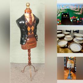MaxSold Auction: This online auction features Maud Lewis lithographs, Art Nouveau lamp, art glass, vintage radios, cameras, & projectors, soapstone carving, vintage Coca-Cola mirror, and more!