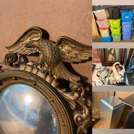 MaxSold Auction: This online auction features bar tables & chairs, vintage bottles, bar mirrors, vintage decanters, vintage ashtrays, M&M collectibles, vintage Coca-Cola collectibles, clay figures, vintage magazines, storage bins, and more!