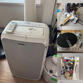 MaxSold Auction: This online auction features painting supplies, bike trainer, power tools, ladder, portable AC units, fitness gear, air purifier, toys, children’s books, home electronics, video games, small kitchen appliances, printer, live plants, and more!\n