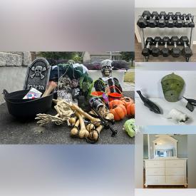 MaxSold Auction: This online auction features art & craft supplies, Inuit stone carvings, DVDS, cameras & accessories, fitness gear, exercise equipment, mini-fridge, saxophone, collector spoons, power & hand tools, teacup/saucer sets, Hummel collectibles, video game console & games, stereo components, small kitchen appliances, counter stools, patio furniture, children’s books, stein, games, puzzles, bike, printer, art pottery, coins, and more!