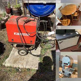 MaxSold Auction: This online auction features power tools, heaters, pressure washers, small kitchen appliances, amp, toys, games, oil lamp, bar mirror, Hoselton sculptures, children’s books, model kits, Nascar collectibles, women’s clothing, and more!