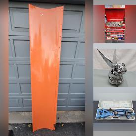 MaxSold Auction: This online auction features power & hand tools, street sign, vintage tools, pressure washer, trolley jacks, air compressors, plastic totes, antique steamer trunk, snow plow, grinding & cutting discs, and more!\n