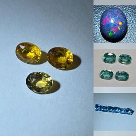 MaxSold Auction: This online auction features loose gemstones such as alexandrites, opals, emeralds, tanzanites, sapphires, spinels, topaz, amethysts, zircons, peridots, garnets, moonstone, and more!