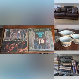 MaxSold Auction: This online auction features leather furniture, chiminea, patio furniture, vintage desks, vintage books & magazines, small kitchen appliances, men’s clothing, sports equipment, antique motion lamp, area rug, vinyl records, dollhouse & furniture, office supplies, skis, camping gear, watches, and more!