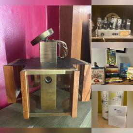 MaxSold Auction: This online auction features vintage typewriter, small kitchen appliances, TV, planters, kid carrier, antique books, art books, children’s books, men’s & women’s clothing & footwear, pet products, Art Deco floor radio, and more!!