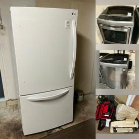 MaxSold Auction: This online auction features small kitchen appliances, fitness gear, sewing machine, TV, women’s clothing, floor lamp, monitor, printer, office supplies, desk & chair, games, refrigerator, washer, dryer, area rug, pet products, hand tools, BBQ grill, chiminea, patio furniture, planters, garden art, live plants,, and more!\n