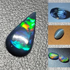 MaxSold Auction: This online auction features loose gemstones, including opals, emeralds, sapphires, aquamarines, rubies, spinels, tanzanites, peridots, citrines, zircons, and more!