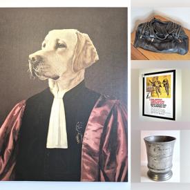 MaxSold Auction: This online auction features Mexican wrestler mask, cookie jars, art glass, sports collectibles, coffee table books, vintage crystal, antique postcards, P Buckley Moss prints, A. Revell paintings, planters, Malta miniatures, CDs, DVDs, costume jewelry, perfume bottle, games, vintage marbles, vintage masks, Smartboard, pewter pieces, men’s ties & shoes, decorative plates, vintage oil lamp, and more!