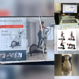 MaxSold Auction: This online auction features NIB exercise equipment, new beauty products, desktop computer, pet products, area rugs, toys, NIB rope hammock, watches, outerwear, air purifiers, NIB ceiling fan, winter hats, women’s footwear, small kitchen appliances, NIB lavatory sinks, snowboards, power tools, Cricut, craft supplies, leather sofa, vintage Stratford stove, and more!