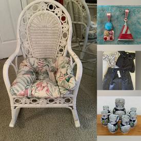 MaxSold Auction: This online auction features Hess collectibles, decanters, Funko Pops, porcelain figurines, vintage thimbles, men’s & women’s clothing & footwear, table linens, wood carving, collectible tiles, art glass, vintage coil basket, silver jewelry, Willow Tree figurines, Precious Moments, sports collectibles, Henriot Quimper, coins, collector spoons, stamps, vintage Dallah tea pots, sun sail, Depression glass, home health aids, storage totes, TV, and more!