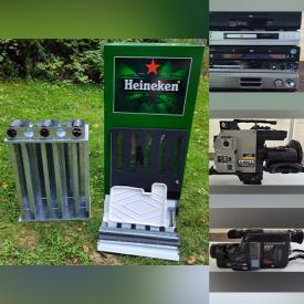 MaxSold Auction: This online auction features small kitchen appliances, home electronics, stereo components, camcorders, vinyl records, cookie tin collection, Casio piano, power & hand tools, boys’ coats, pressure washer, fishing gear, printer, video game controllers, garden tools, wooden toy trains, toys, and more!n