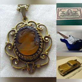 MaxSold Auction: This online auction features Legos, toys, POP figures, die-cast vehicles, military badges, snowboard, area rugs & runner, coins, banknotes, sterling, gold & costume jewelry, Indigenous art prints, power & hand tools, guitars, garden tools, violins, musical instruments, thimble collection, stamps, loose gemstones, and more!n