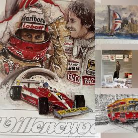 MaxSold Auction: This online auction features Paul Jenkins prints, and Gerard Paraghamian artwork.