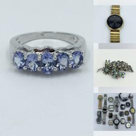 MaxSold Auction: This auction features Silver Jewelry, Costume Jewerly, Watches, Watch Bands, Soapstone Carving,  Coins, Postage Stamps, Buttons, Gems and much more.