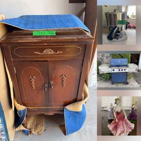 MaxSold Auction: This online auction features art glass, small kitchen appliances, toys, decorative teapot, planters, collector plates, canning supplies, camping & fishing gear, cameras, trail camera, diecast display models, TVs, RC vehicles, drone, Royal Doulton figurines, computer desk, office supplies, bar stools, area rug, vintage bottles, exercise equipment, chest freezers, vinyl records, Yamaha keyboard, home electronics, dehumidifier, movie posters, photocopier, power & hand tools, outboard boat motor, antique gramophone, pet products, vintage moped, BBQ grill, and much, much, more!!!