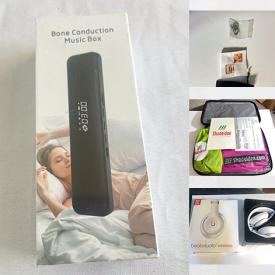 MaxSold Auction: This auction features Makeup, Mugs, Car Accessories, Headphones, Cables, Candles, Linens, Costumes, Clothing, Spare TV Remotes, Wigs, Phone Accessories, Rugs, Lamps, Garden Accessories, Computer Parts, Hair Curler, Fans, Pet Accessories, Home Decor and much much more!