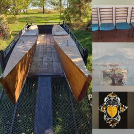 MaxSold Auction: This online auction features vintage catamaran, area rug, silver jewelry, Peggy Nisbet dolls, Keepsake ornaments, brass collectibles, board games, antique books, souvenir spoons, marbles, games, perfume bottles, antique dresser, skis, Madame Alexander dolls, Legos, puzzles, insulator, pet products, power tools, children’s books, snowboard, Wade figurines, cultural dolls, vintage postcards, fabric, doll parts, storage totes, and more!