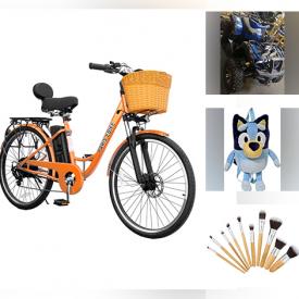 MaxSold Auction: This online auction features new items including beauty products & appliances, adult & kids costumes, women’s clothing,  video game, toys, sports collectibles, fitness gear, vinyl records, art & craft supplies, men’s & women’s footwear, DVDs, Blue-rays, webcam, pet products, electric bikes, ride-on cars, sports trampolines, inflatable paddle board, air purifies, and mobility scooters & ATV parts, and much, much, more!!!