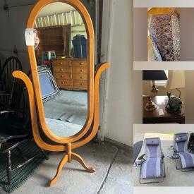 MaxSold Auction: This online auction features TVs, dining table & chairs, sports equipment, men’s & women’s clothing, decorative plates, office supplies, floor vases, metal canopy bed, desks & chair, beauty appliances, bistro set, hand tools, ladder, garden tools, golf clubs, pew bench, office supplies, area rugs, glass table, BBQ grill, garden planters, perfume bottles, patio furniture, and more!