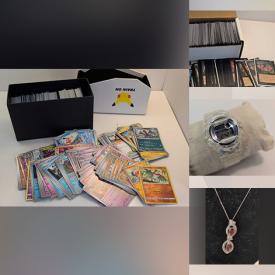 MaxSold Auction: This auction features Jewelry, Model Trains, Sports Cards, Coins, Beads,  Marbles, Shoes, Tools, Clothing, Coins,  Collectible Cards  and much much more!