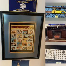 MaxSold Auction: This auction features Charbroil BBQ, Storage Shelving, Patio Furniture, Framed Prints, Collector Toys, Bears, Occasional Tables, Collector Plates, Sporting Goods, Coins, Camera Gear,  Office Supplies, Storage Bins, Comic Collectibles, Books, Vacuums, Garden Tools, Music Equipment and much much more!