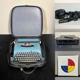 MaxSold Auction: This online auction features gold jewerly, cameras & accessories, silver Kiddish cups, Swarovski figurines, art glass, antique wall clock, Merlin Homer artwork, vintage Hungarian porcelain figurines, vintage NAO figurines, stained glass shade, video games, antique Limoges, decanter, decorative plates, collector plates, teacup/saucer sets, wood carvings, vinyl records, 4-panel wall art, and more!
