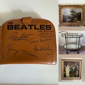 MaxSold Auction: This online auction features antique figural tea set, Toby jugs, vintage lighter collection, mantle clock, antique sewing machine, comics, Bunnykins, The Beatles collectibles, sports trading cards, Royal Doulton figurines, gold & costume jewelry, cedar chest, antique radio, art glass, decanter set, Judaica art, vintage souvenir spoon collection, Swarovski figures, transferware, vintage brass collection, new oven, kids’ books, and more!n