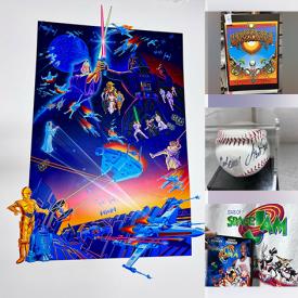 MaxSold Auction: This online auction features Legos, Pokémon collectibles, Christopher Naylor art, unframed posters, Walasse Ting art, vintage women’s hats, sports trading cards, die-cast vehicles, puzzle, DVDs, sewing machine, games, comics, power tools, toys, small kitchen appliances, perfume bottles, exercise equipment, video games, laser disc, vinyl records, Star Wars collectibles, and more!