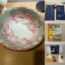MaxSold Auction: This online auction features small kitchen appliances, beauty appliances, NIB dash cam, NIP specialty soaps, CDs, women’s shoes & hats, silver & costume jewelry, children’s books, vinyl records, and more!