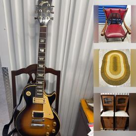 MaxSold Auction: This online auction features cedar chest, antique Victorian style sofa, antique barrister bookcases, area rugs, games, art glass, guitars, movie posters, DVDs, vinyl records, CDs, vintage books, film production shirts, jewelry boxes, The Beatles collectibles, floor lamps, and more!
